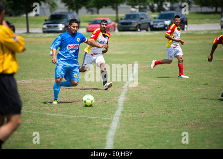 Eine spanische Fußball-Liga spielt ein Spiel in Knoxville, Tennessee Stockfoto