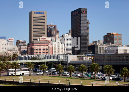 CBD und die Innenstadt von Wolkenkratzer, Cape Town, Western Cape, Südafrika Stockfoto