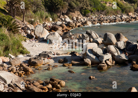 Strand in der Nähe von Camps Bay in Kapstadt, Westkap, Südafrika Stockfoto