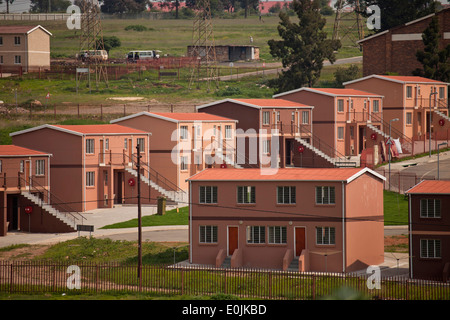 Neue Siedlung im Township Soweto, Johannesburg, Gauteng, Südafrika, Afrika Johannesburg, Gauteng, Südafrika, Afric Stockfoto