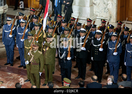 1. Dezember 2011 markiert Iraks Day of Commitment. Die Zeremonie veranstaltet von der irakischen Regierung Al-Faw-Palace in Bagdad, Irak wou Stockfoto