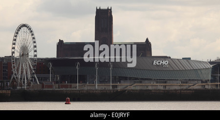 Der Echo Arena in Liverpool, Vereinigtes Königreich. Stockfoto