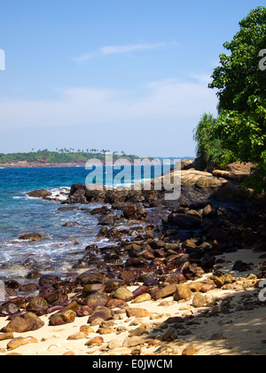 Schöne Landschaft in Hikkaduwa, Sri Lanka Stockfoto