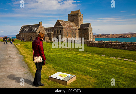 Abtei Isle of Iona Schottland, Vereinigtes Königreich Stockfoto