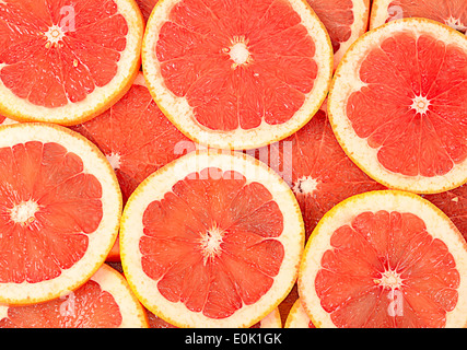 Die frische Grapefruit als eine Hintergrund-Nahaufnahme Stockfoto