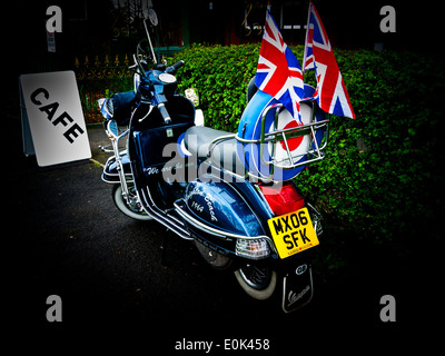 Vespa Roller, England, UK. Stockfoto