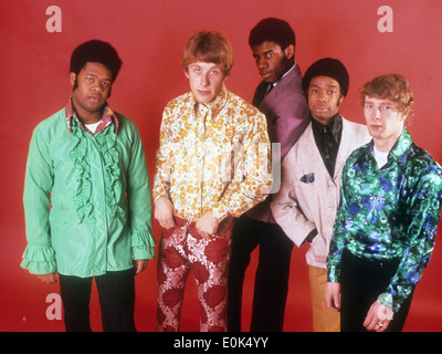 DIE entspricht UK-pop-Gruppe im Jahr 1968 mit Eddie Grant-Zentrum. Foto Tony Gale Stockfoto