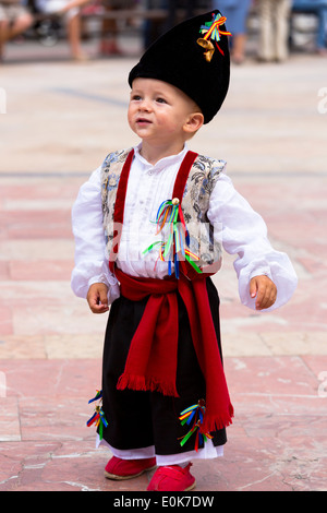 Traditionellen Fiesta bei Villaviciosa in Asturien, Nordspanien Stockfoto