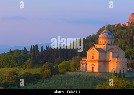 Montepulciano, Kirche Madonna di San Biagio, Provinz Siena, Toskana, Italien, Europa. Stockfoto