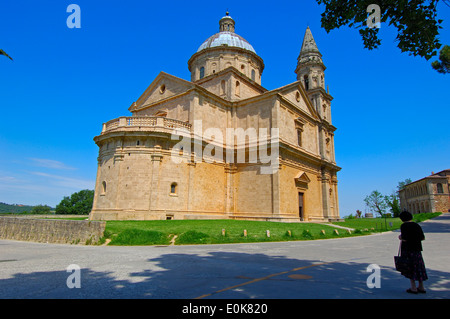 Montepulciano, Kirche Madonna di San Biagio, Provinz Siena, Toskana, Italien, Europa. Stockfoto