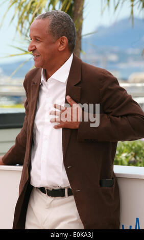 Cannes, Frankreich. 15. Mai 2014. Abderrahmane Sissako beim Photocall zum Film Timbuktu an der 67. Filmfestspiele von Cannes, Donnerstag, 15. Mai 2014, Cannes, Frankreich. Bildnachweis: Doreen Kennedy/Alamy Live-Nachrichten Stockfoto