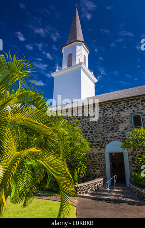 Mokuaikaua Kirche (Hawaiis erste christliche Kirche), Kailua-Kona, Hawaii, USA Stockfoto