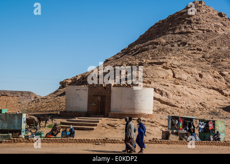 Straße von Wadi Halfa, Nord-Sudan Stockfoto