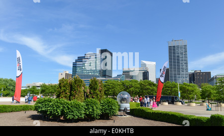 Cleveland, OH, USA – 25. Mai 2013: Innenstadt Stockfoto