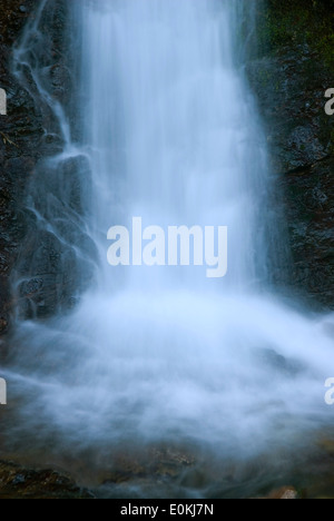 Nebenfluss Wasserfall, Elk Wild and Scenic River, Siskiyou National Forest, Oregon Stockfoto