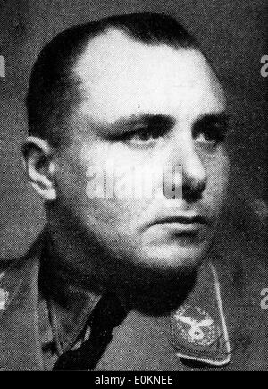 1. Januar 1930 - Deutschland - Datei Foto: ca. 1930er Jahre, genaue Lage unbekannt. Ein Porträt von Nazi-Führer MARTIN BORMANN. Bormann ist Stockfoto