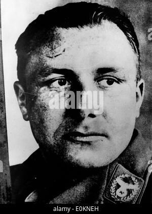 1. Januar 1930 - Deutschland - Datei Foto: ca. 1930er Jahre, genaue Lage unbekannt. Ein Porträt von Nazi-Führer MARTIN BORMANN. Bormann ist Stockfoto