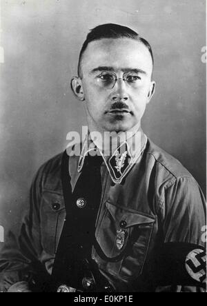 Porträt des Nazi-Kommandanten Heinrich Himmler Stockfoto