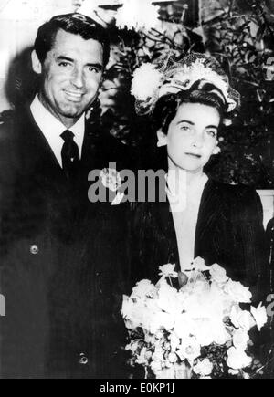 Porträt des Schauspielers Cary Grant und Frau Barbara Hutton Stockfoto