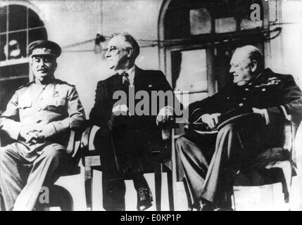 Teheran-Konferenz 1942 Stockfoto