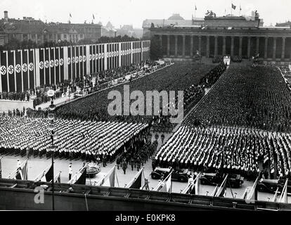 Der feierlichen Eröffnung der XI. Olympischen Sommerspiele in Berlin Stockfoto