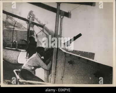 1. Januar 1938 - Schwedens Bjorn Borg in Aktion Stockfoto