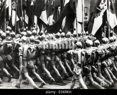 1. Januar 1940 - Berlin, Deutschland - Datei Foto: ca. 1930er Jahre der 1940er Jahre. Der NS-Jugendbewegung. Stockfoto