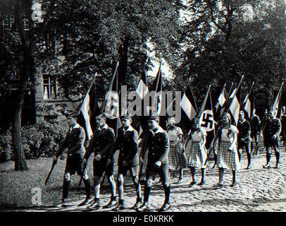1. Januar 1940 - Nürnberg, Deutschland - Datei Foto: ca. 1930er Jahre der 1940er Jahre. Der Hitler-Jugend. SCHLÜSSEL Stockfoto
