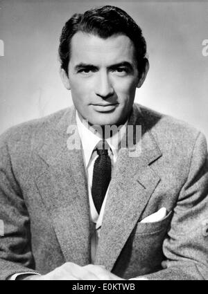 Porträt des Schauspielers Gregory Peck Stockfoto