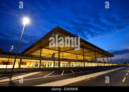 Berlin Brandenburg Airport (IATA: BER) ist der neue internationale Flughafen Berlin, Hauptstadt der Bundesrepublik Deutschland. Ursprünglich geplant im Jahr 2010 eröffnet werden, hat der Flughafen eine Reihe von Verzögerungen durch schlechte Konstruktion, Planung, Management und Durchführung angetroffen. -21 Stockfoto