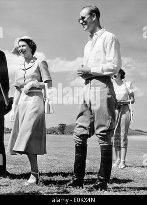 Königin Elizabeth II und Prinz Philip Besuch in Kenia Stockfoto