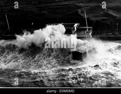 Naturkatastrophen: 1953 Überschwemmungen in der Nordostküste Englands Stockfoto