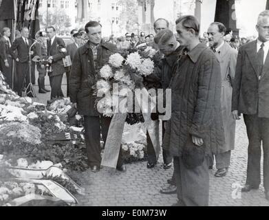 Beerdigung von Ernst Reuter Stockfoto
