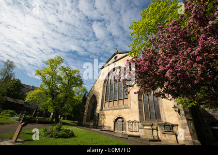 Greyfriars Kirk Friedhof in Edinburgh, Schottland Stockfoto