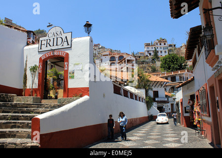 Straßenszene in Taxco, Guerrero, Mexiko Stockfoto