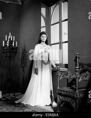 Porträt der Schauspielerin Sophia Loren in Tracht Stockfoto