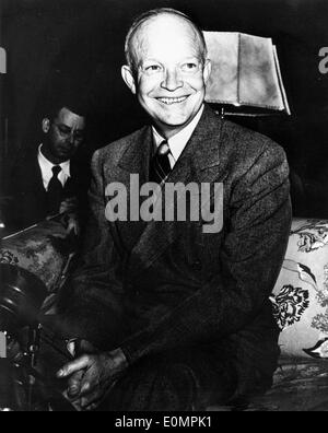 Porträt von Präsident Dwight D. Eisenhower Stockfoto