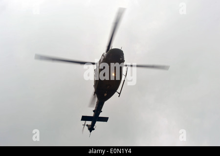 Einem kanadischen Militärhubschrauber Wolseley Barracks in London Ontario. Stockfoto