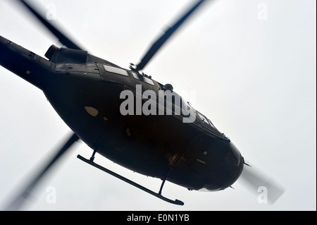 Einem kanadischen Militärhubschrauber Wolseley Barracks in London Ontario. Stockfoto