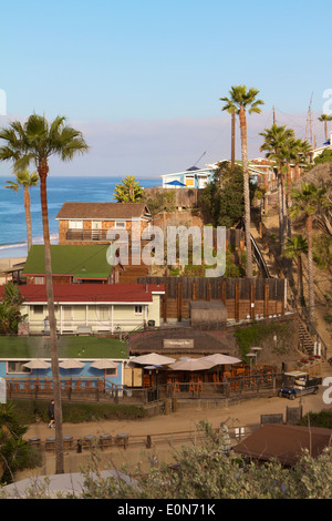 Crystal Cove State Park auf der Newport Coast California Highway in Orange county Stockfoto