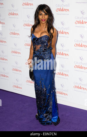 London, UK, 15. Mai 2014. Sinitta besucht die Caudwell Kinder Butterfly Ball im The Grosvenor House Hotel am 15. Mai 2014 in London, UK. Bildnachweis: London Pix/Alamy Live News Stockfoto