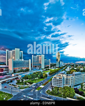 Donaucity, Wien, Österreich - Donau-City, Wien, Österreich Stockfoto