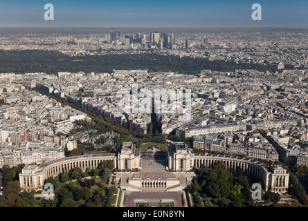 Aussicht Vom Eiffelturm, Frankreich - Aussicht vom Eiffelturm, Frankreich, Paris Stockfoto