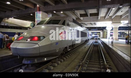 TGV Réseau Im Bahnhof Montparnasse, Paris, Frankreich - TGV Réseau im Bahnhof Montparnasse, Paris, Frankreich Stockfoto