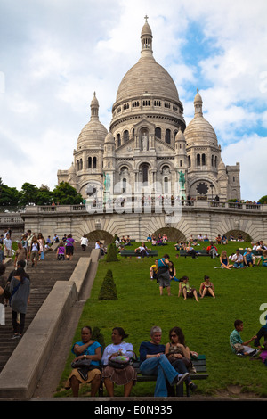 Sacre Coeur, Paris, Frankreich - Sacre Coeur, Paris, Frankreich Stockfoto