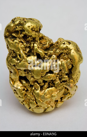 Eine Feinunze Kalifornien (USA) Placer Gold-Nugget - natürliche Gold Probe Stockfoto