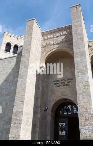 Das Skanderbeg-Museum, Kruja, Albanien. Stockfoto