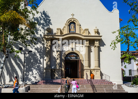 Unbefleckte Empfängnis-Kirche. Old Town San Diego State Historic Park, San Diego, California, Vereinigte Staaten von Amerika. Stockfoto