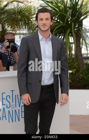 Cannes, Frankreich. 17. Mai 2014. Schauspieler Gaspard Ulliel besucht die "Saint Laurent" Photocall auf der 67. jährlichen Cannes Film-Festival am 17. Mai 2014 in Cannes, Frankreich. Bildnachweis: Friedrich Injimbert/ZUMAPRESS.com/Alamy Live-Nachrichten Stockfoto