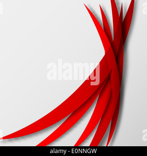 Zusammenfassung Hintergrund mit roten Linien Stockfoto